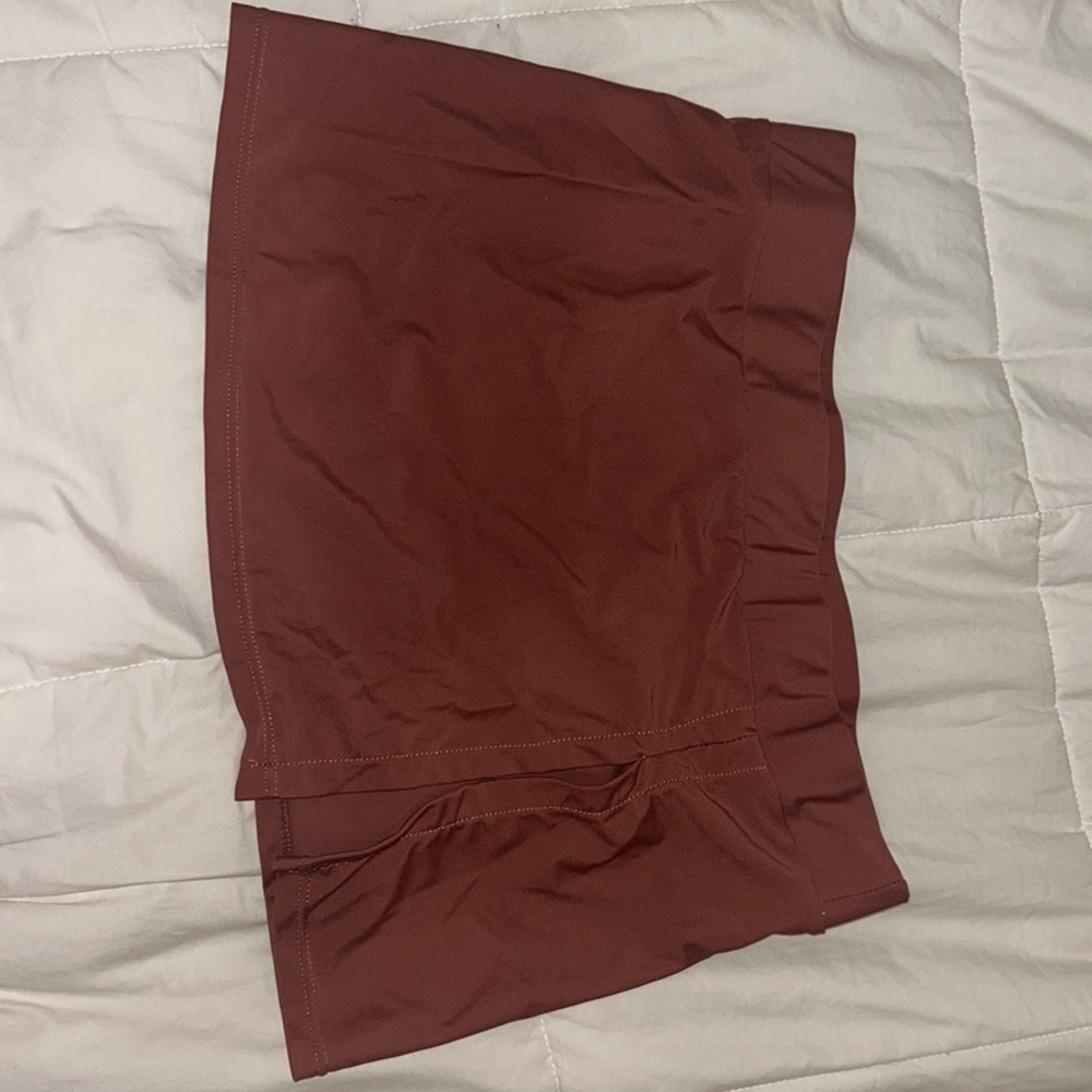 Bikini bottom cover up in Caramel